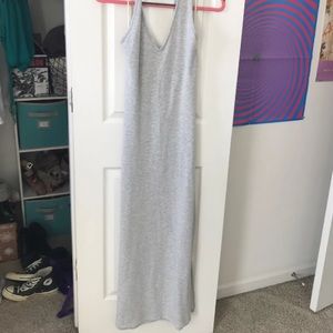 Anthropologie Halter Low Back Knit Maxi Dress